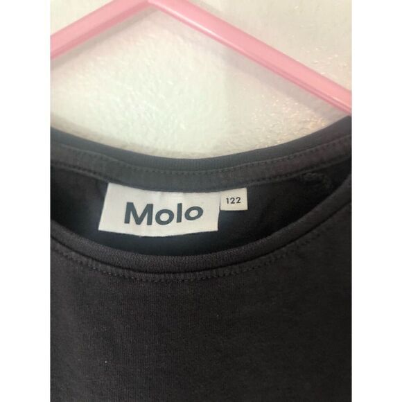 5/$25 SALE Molo Raelicka Black Bean Long Sleeves Cotton Tee Size 122 7 Years - Picture 4 of 15